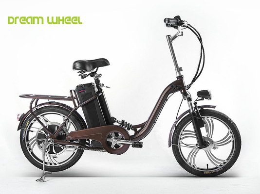 China 18 Inch Wheel Suspension Frame Electric Cruiser Bike With 250w Brushless Motor supplier
